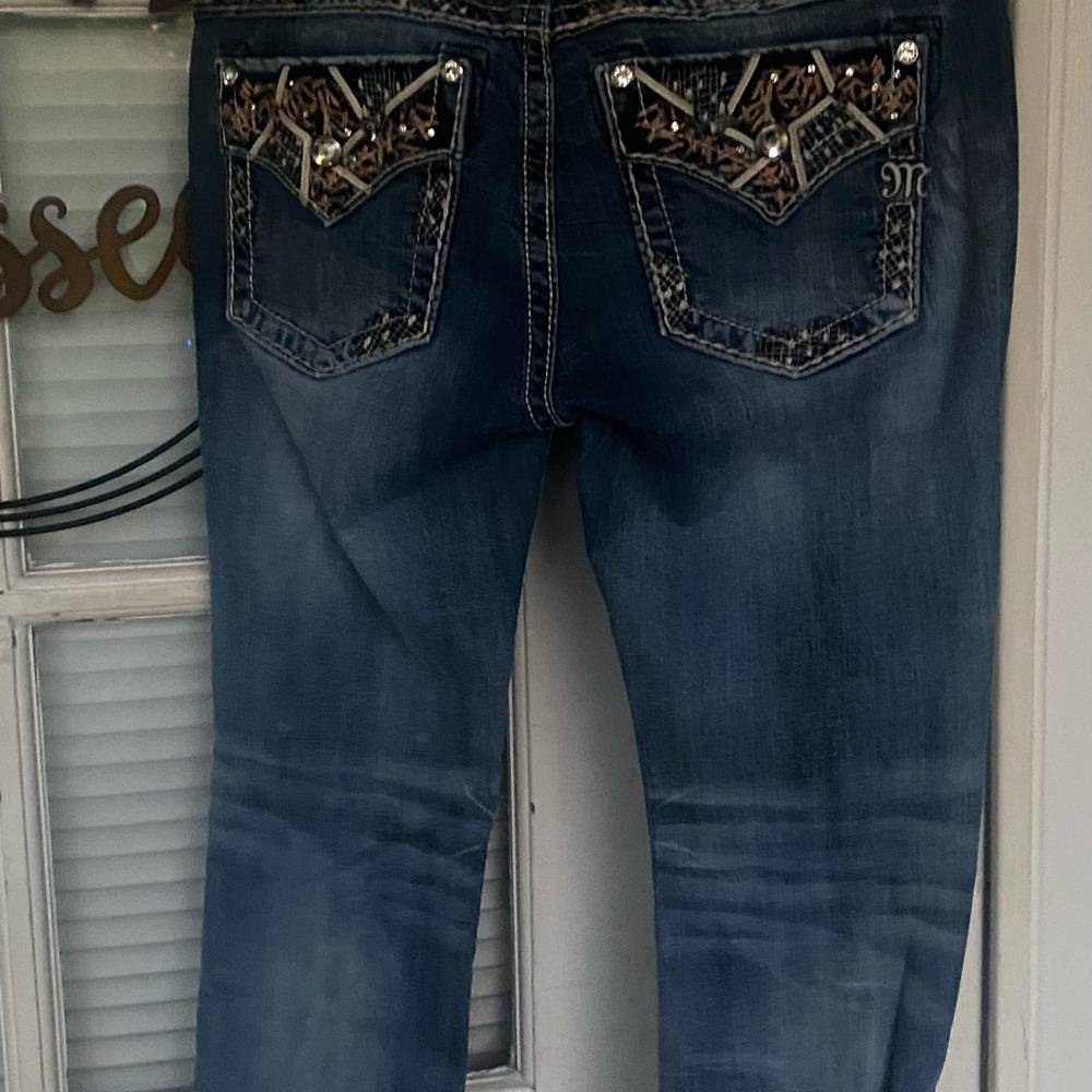 Miss me signature cropped size 30. EUC